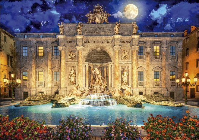 Puzzle EDUCA Fontaine de Trevi, Rome – 1000 pièces