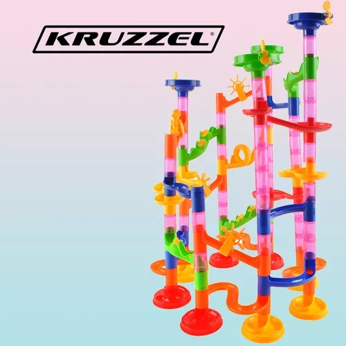 Kruzzel Circuit à billes 105 pièces