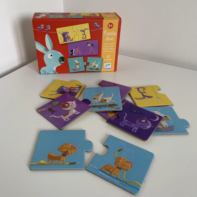 DJECO Duo puzzle Opposés