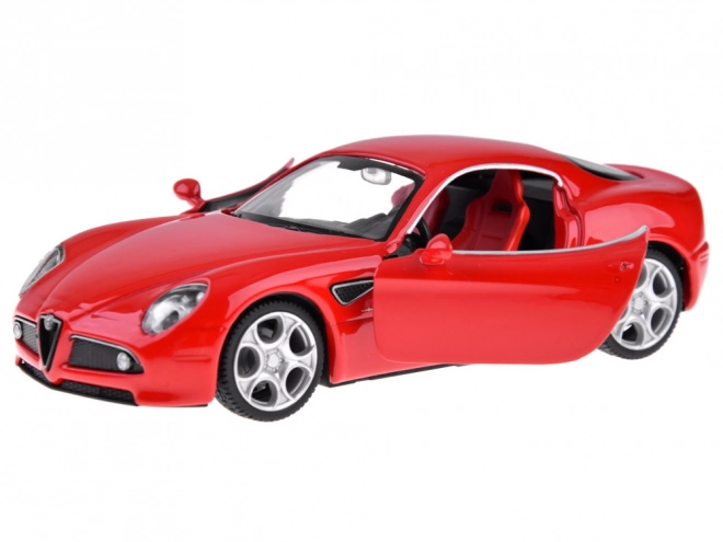 Modèle de voiture en métal Alfa Romeo 8C Competizione échelle 1:32