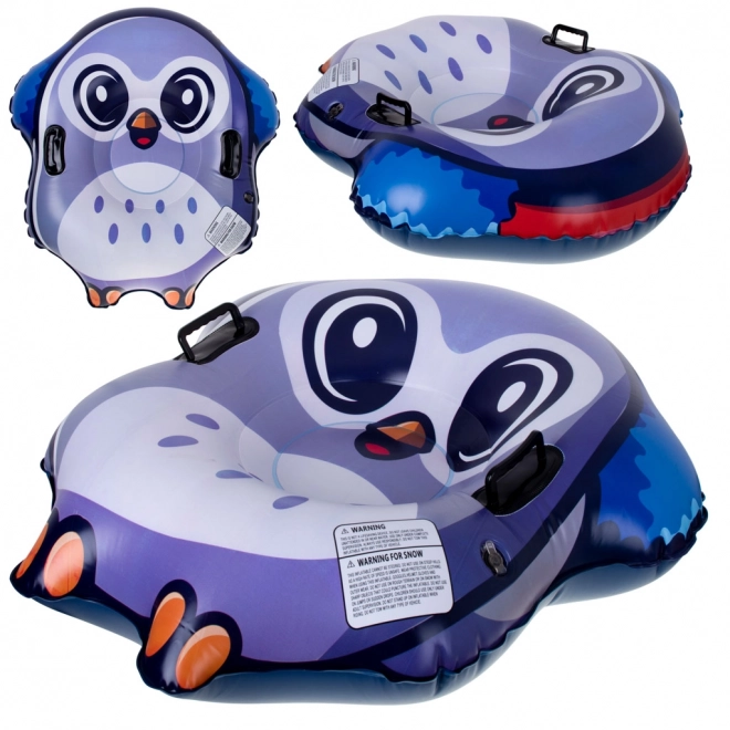 Pingouin gonflable sur neige - 39 cm