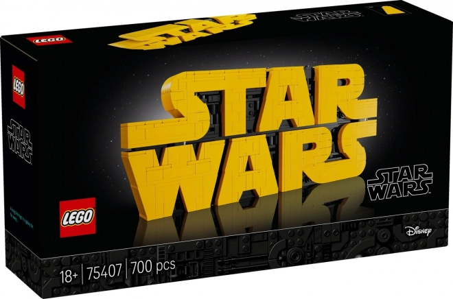 logo STAR WARS en briques LEGO pour adultes