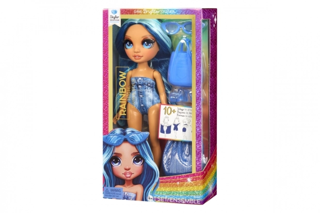 Poupée de mode Rainbow High en maillot de bain - Skyler Bradshaw