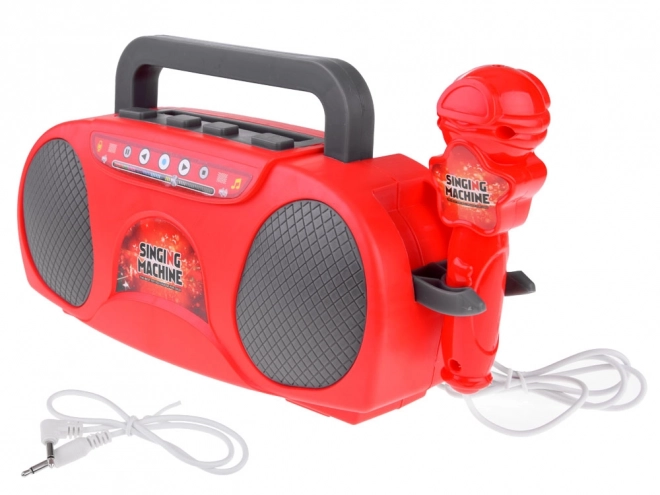Radio pour enfants avec haut-parleur sans fil et microphone