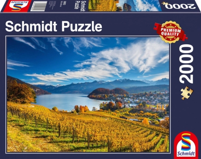 Puzzle Vignobles 2000 pièces
