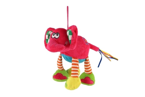 Éléphant en peluche coloré