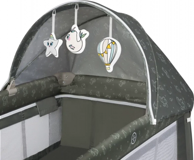Lit de voyage Lionelo Sven Plus Beige Olive