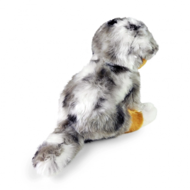 Berger australien en peluche assis 30 cm ÉCOLOGIQUE
