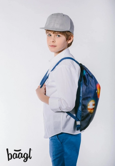 BAAGL SET 3 Zippy Planètes: cartable, trousse, sac