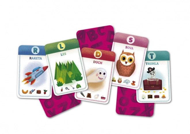 Jeu de cartes alphabétique