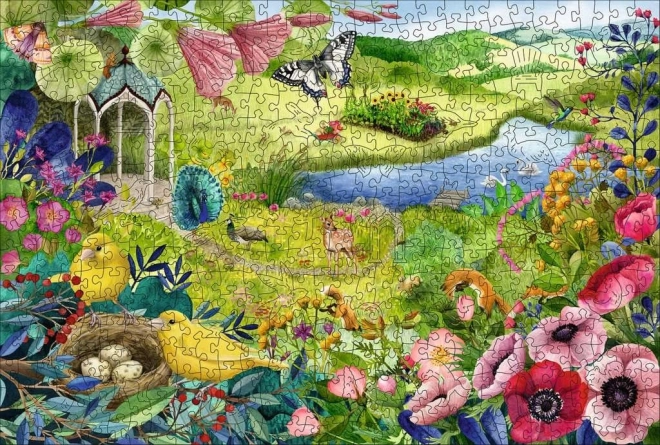 Puzzle en bois Jardin Sauvage 500 pièces