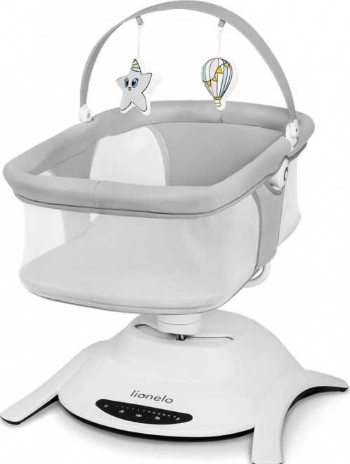 LIONELO Transat de bébé Bella Set Gris Béton 2 en 1