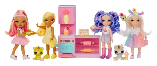 Rainbow High Ensemble Petite Sœur Pâtisserie