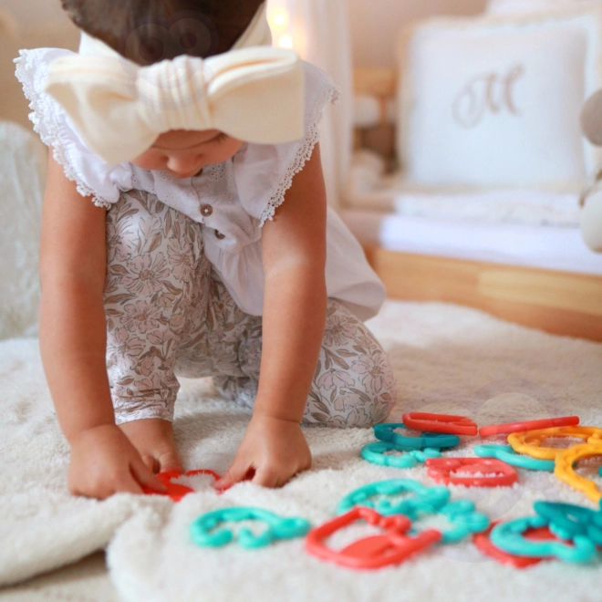 Woopie jouets sensoriels pour bébés - chaîne animale 24 pcs