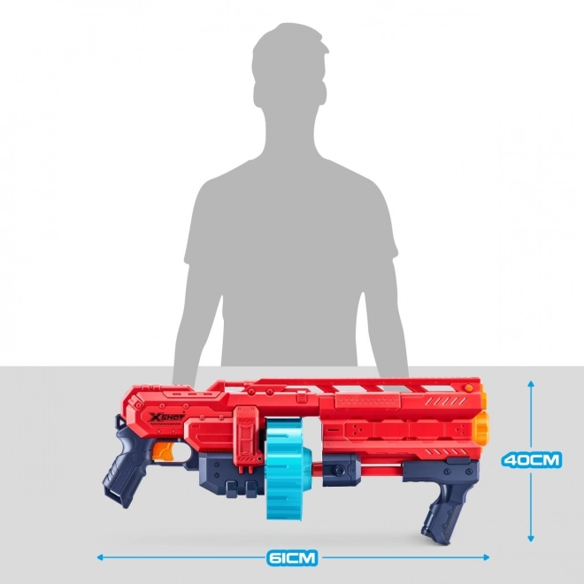 Lanceur X-Shot Excel Fortress avec 48 fléchettes