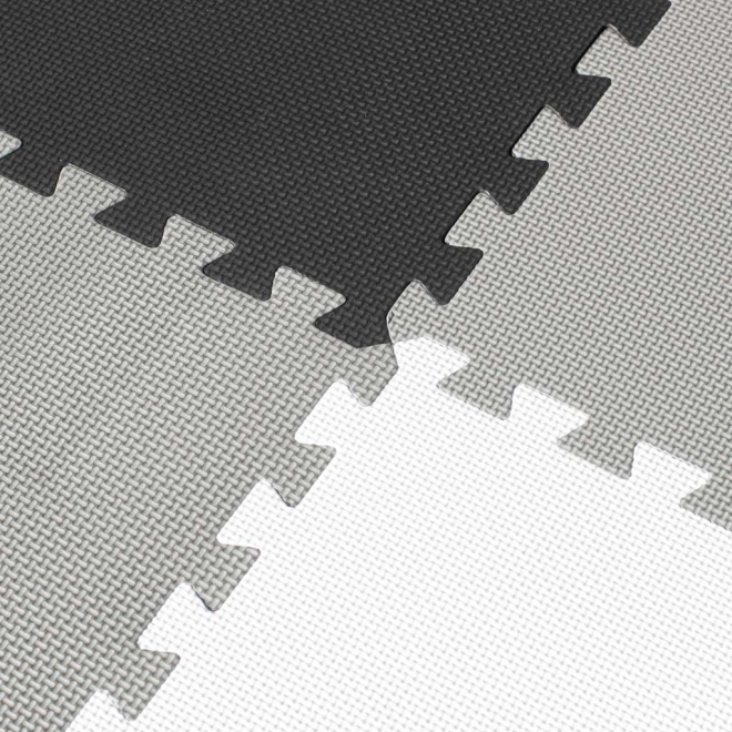KIK Puzzle en mousse Nuances de gris avec bords III. (58x58)
