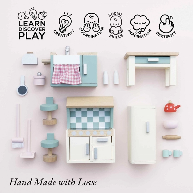 Mobilier pour maison de poupée - Cuisine Daisylane