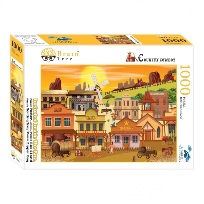 Casse-tête Brain Tree Westernov Village 1000 pièces
