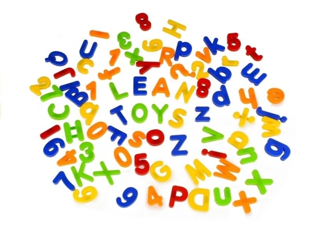 Lettres Magnétiques en Pot Alphabet 78 Pièces
