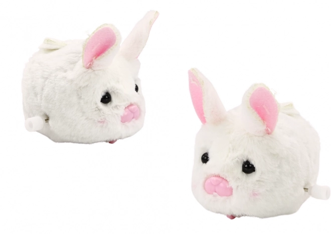 Jouet à visser lapin sur cheval Ornement blanc