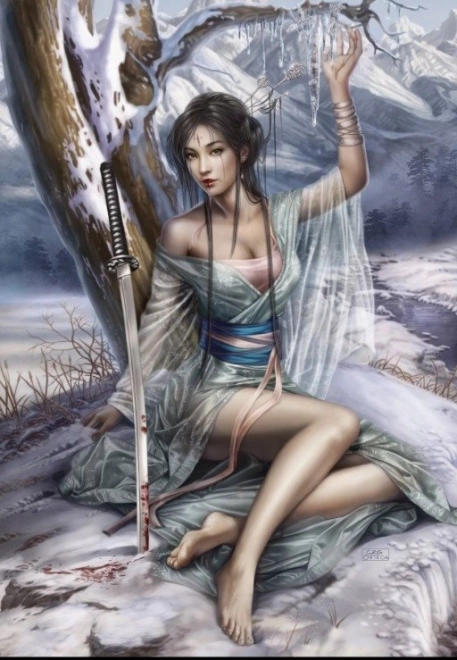 Puzzle Fille de glace 1000 pièces