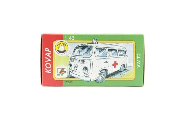 Kovap rétro ambulance VW 1:43