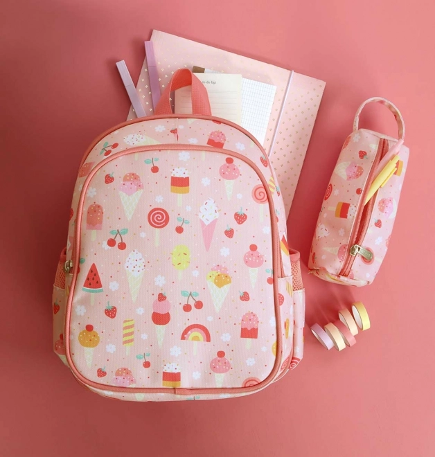 Un Petit Lovely Company sac à dos pour la maternelle