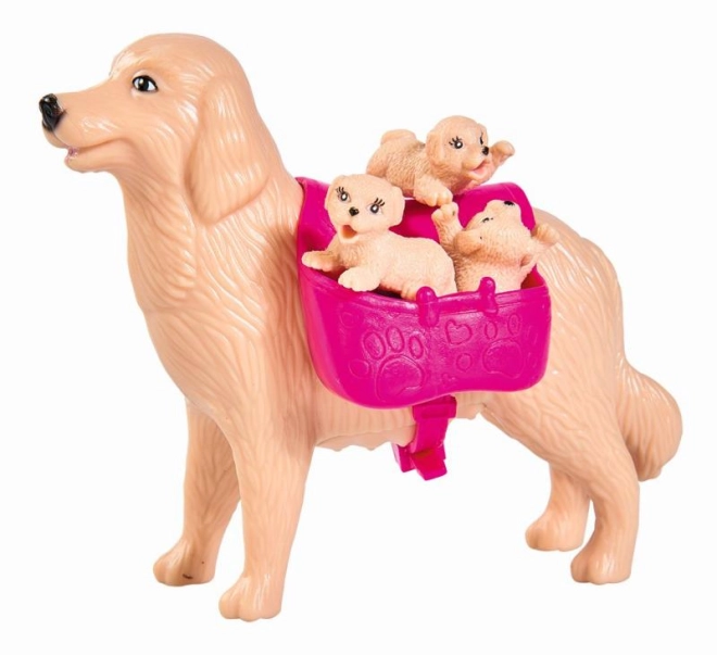 Porte-bébé pratique sur le dos du chien