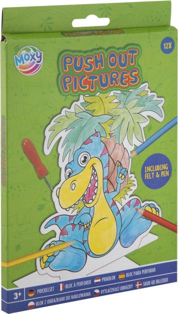 Ensemble créatif d'images perforées