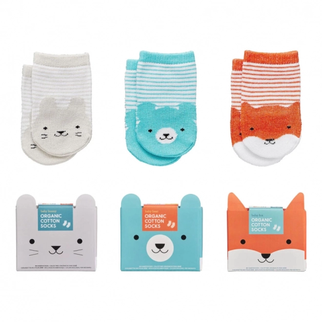Chaussettes Renard en Coton Bio Petit Collage