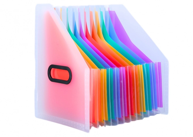 Organisateur de feuilles pion pour documents avec onglets colorés et pochettes A4