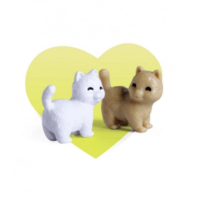 Poupée Steffi et soin des chats