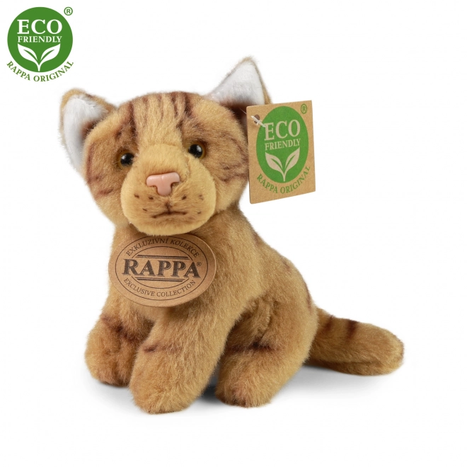 Chat en peluche assis 14 cm ECO-FRIENDLY