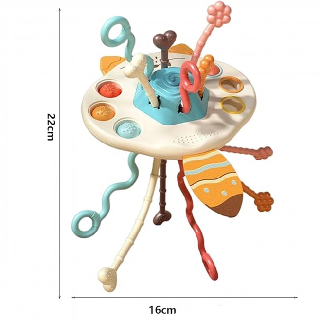 Jouet sensoriel renard Montessori pour bébés