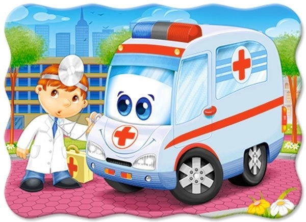 Puzzle Médecin Secouriste avec 30 pièces