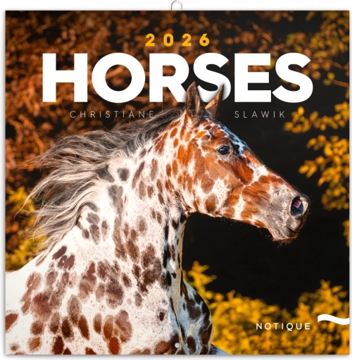 Calendrier de notes Chevaux Christiane Slawik 2026