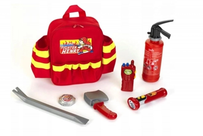 Sac à dos de secours de pompier avec équipement