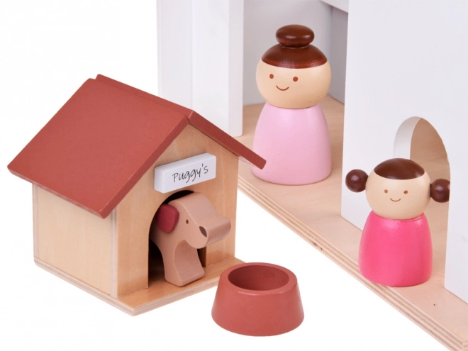 Maison de poupée en bois dans le style loft