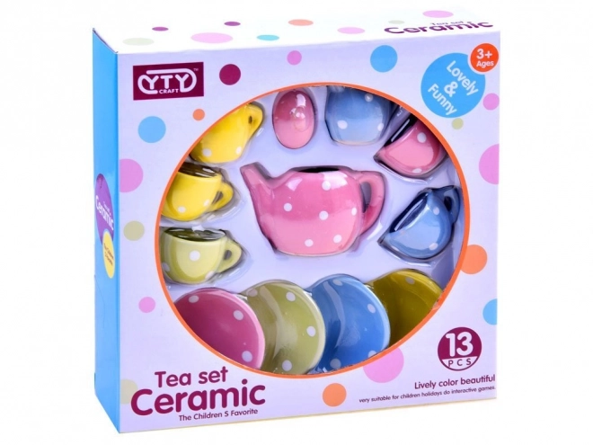 Ensemble de thé en céramique pour enfants