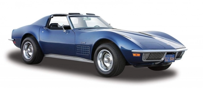 Maisto Chevrolet Corvette 1970 1:24 bleu