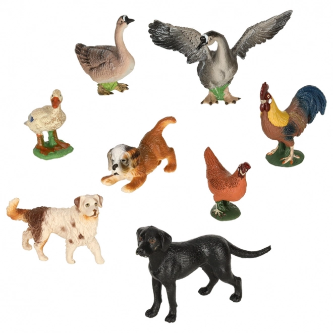 Animal world set de figurines d'animaux - ensemble de jeu 28 pcs