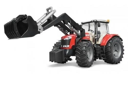 Bruder Traktor MASSEY FERGUSON 7624 avec chargeur frontal