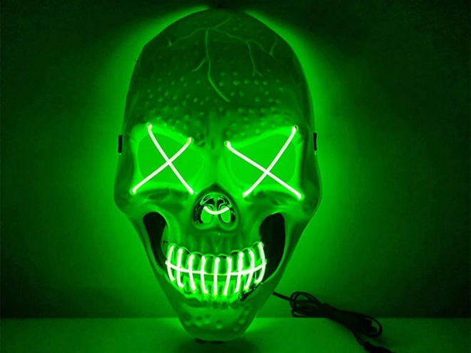 Masque lumineux Halloween