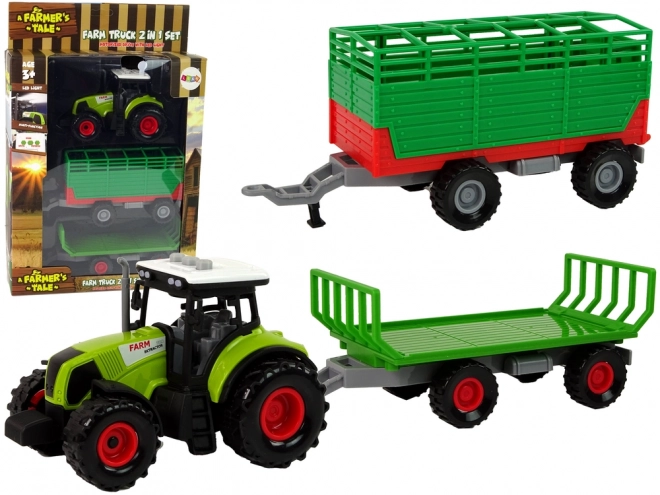 Tracteur avec remorque Ferme
