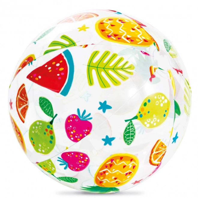 Balle gonflable avec motifs - 51 cm