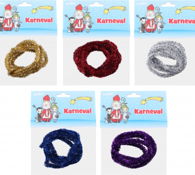 Chenille métallique 10 mm, longueur 1,5 m