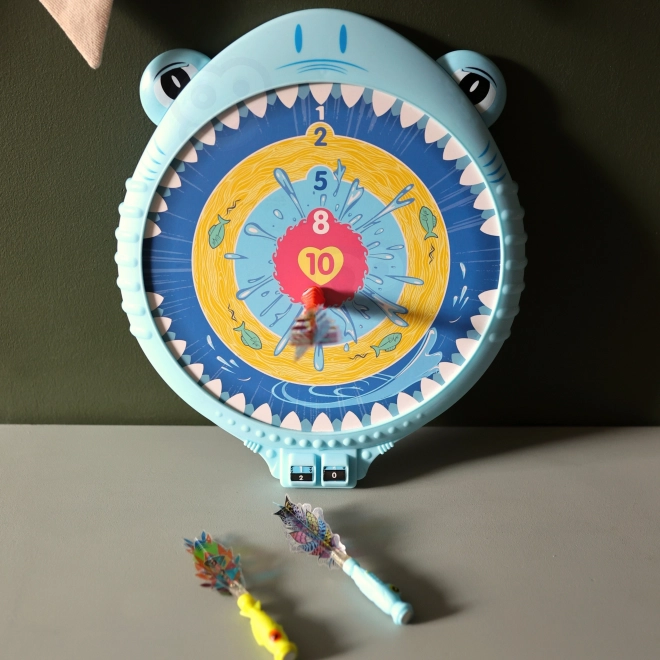 Ensemble de jeu de fléchettes magnétiques Requin Joyeux