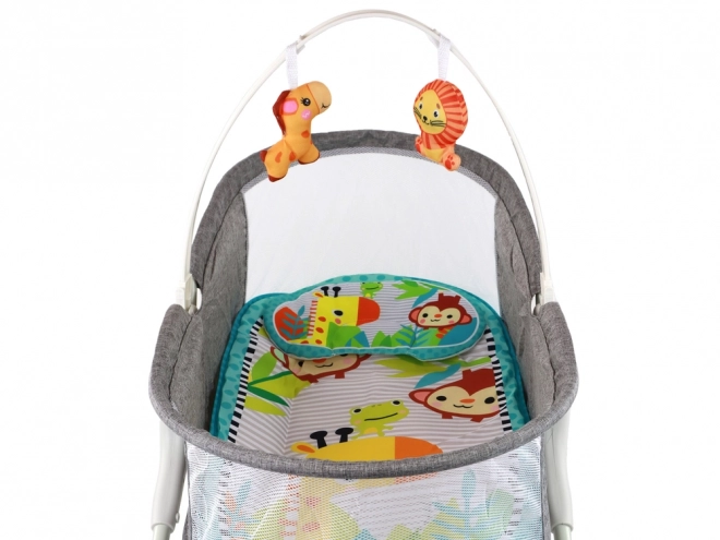 Balançoire multifonctionnelle pour enfants 2 en 1 gris