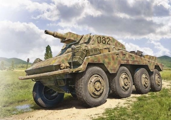 Modèle de véhicule en plastique Sd.Kfz. 234/3 à l'échelle 1:35