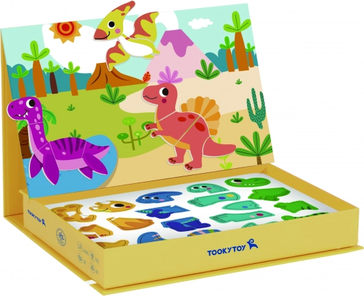 Puzzle magnétique dinosaures de Tooky Toy
